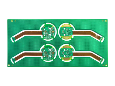 Rigid-flexible board：Hard board 4-layers-0.6mm+2-layers FPC-0.11mm